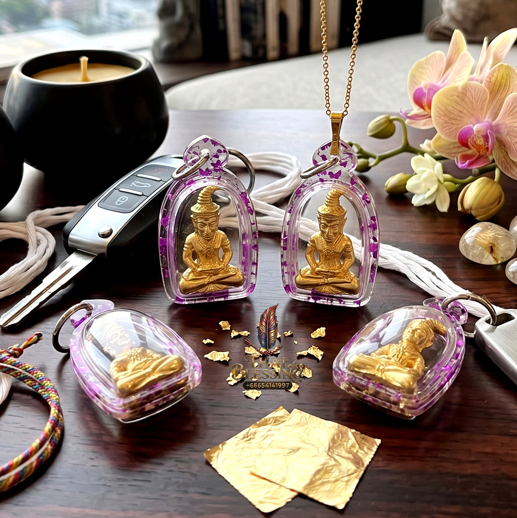 ✨🧘‍♂️👑 Sacred Sovereign Charismatic Magnetism Catalyst - Kruba Baeng Wat Ban Tanot 2026 Master-Alloy Legacy (5x3 cm with Frame), High-Yield Inflow Core & Brand Loyalty Driver