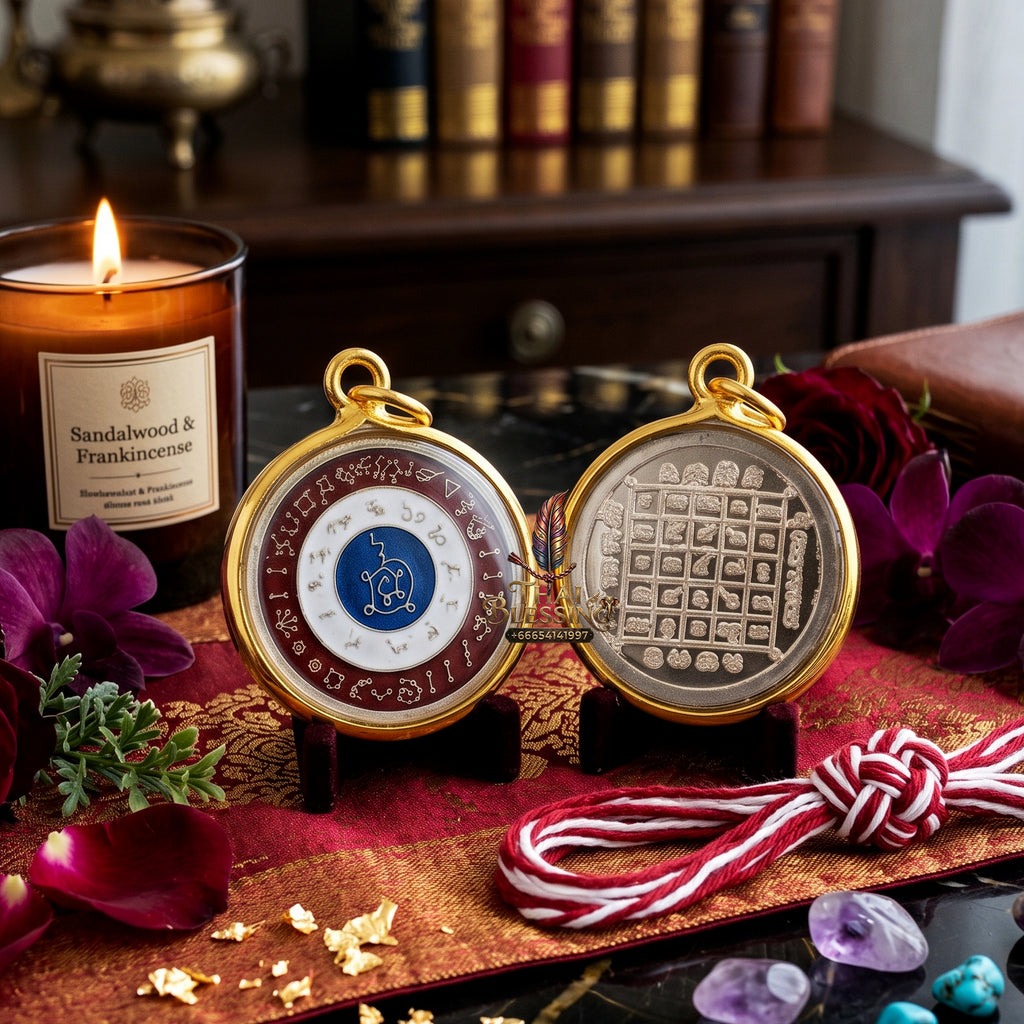 ✨👑🌌 Sacred Celestial Zodiac Alignment Coin - Luang Phor Wan 2019 Maha Choke Wealth Edition, Premium Alpaca National Tricolor Motif with Red Botanical Infusion, Ultimate Executive Destiny Realignment & Capital Accumulation Matrix