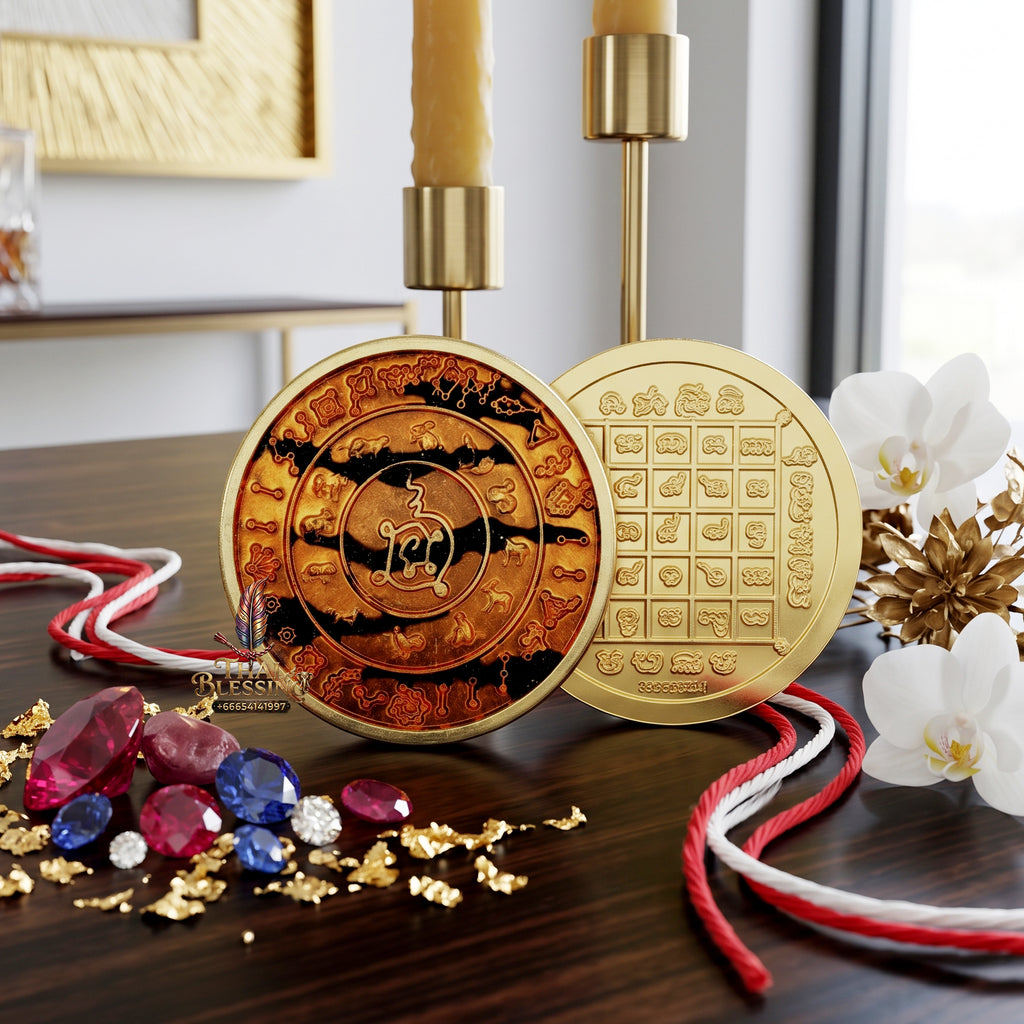 ✨👑🌌 Sacred Celestial Zodiac Alignment Coin - Luang Phor Wan 2019 Maha Choke Wealth Edition, Premium Alpaca National Tricolor Motif with Red Botanical Infusion, Ultimate Executive Destiny Realignment & Capital Accumulation Matrix