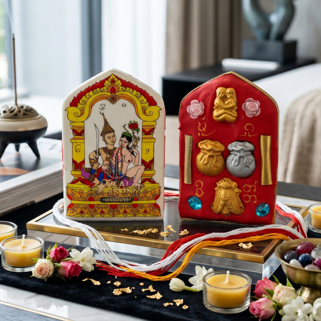 ✨👑🔮 Authentic Thai Amulet Astral Luminance Induction Node - Khruba Nong White Locket Phet Phayathorn Charm Oil, 2025 Wiang Haeng Series