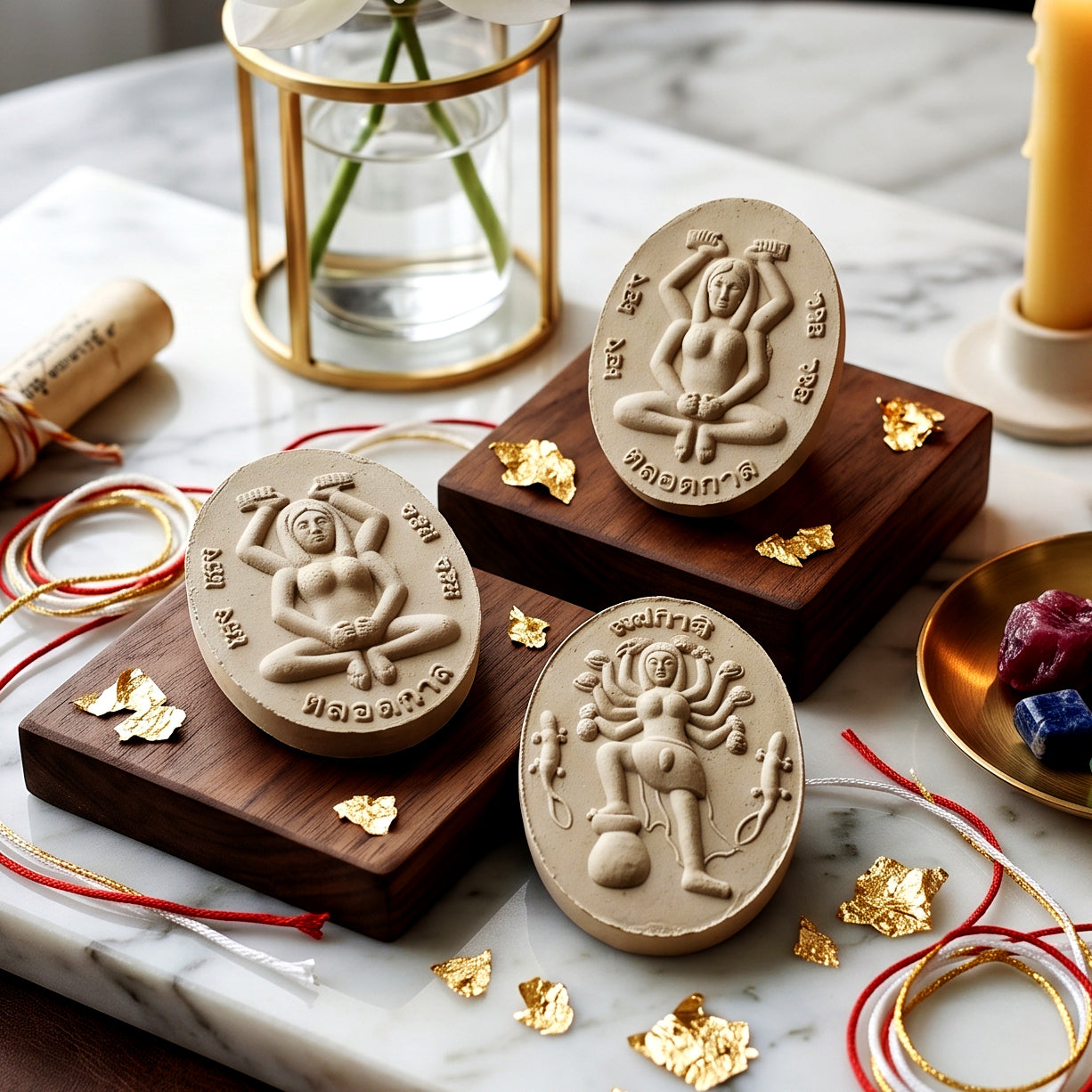 ✨🧘‍♂️🌀 Authentic Thai Amulet Sovereign Gravitational Core - Cosmic Inflow Regulator, Kruba Kampeng Vacuum Wealth Matrix Standard version