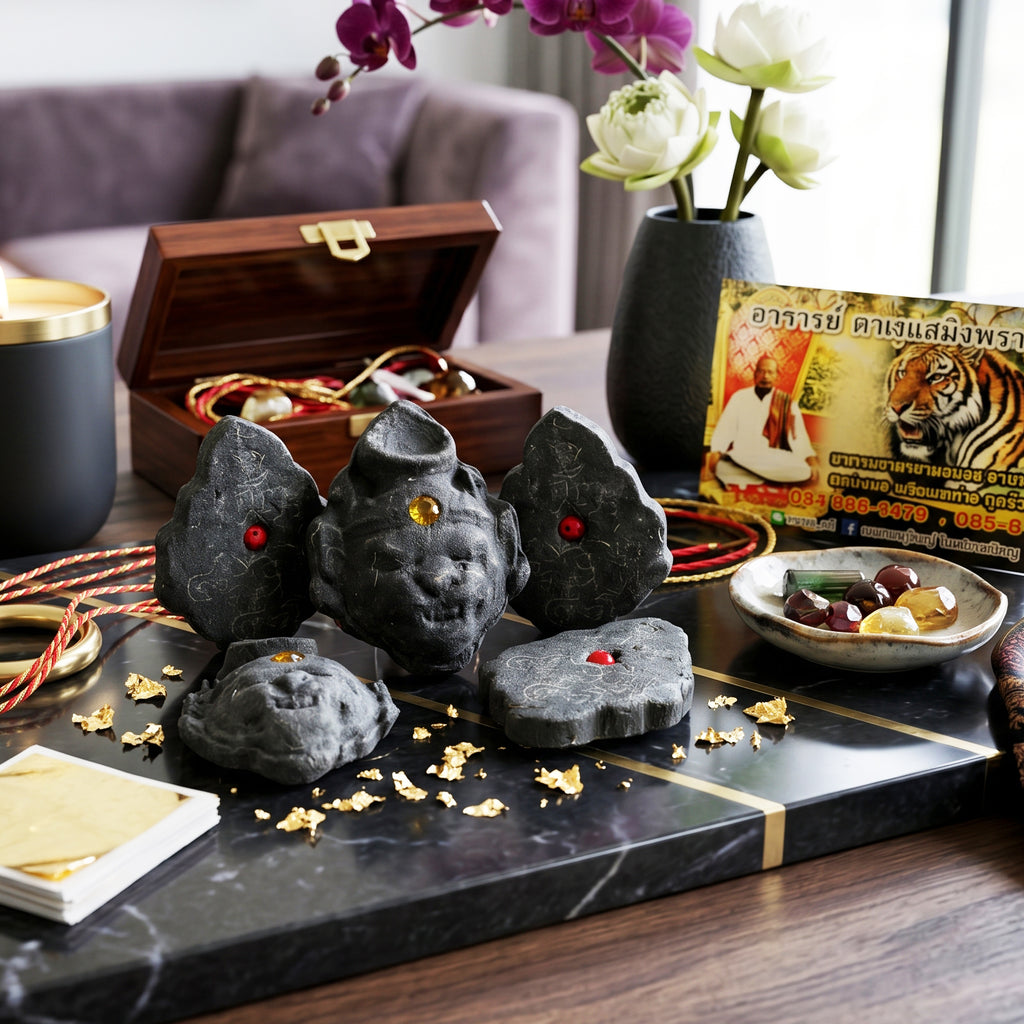 ✨🐅👑 Authentic Thai Amulet Apex Tiger-Ascetic Overlord - High-Density Bio-Mineral Persona Core, Pu Chao Saming Phrai Domination Matrix