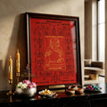 ✨🐘 Sacred Phra Uchen Triumphant Elephant Monarch Yantra Cloth - Phor Than Im Wat Thung Na Mai 106th Anniversary Legacy Scroll, Ultimate Obstacle Dissolver & Wealth Matrix, Premium Corporate Command Spiritual Wall Art
