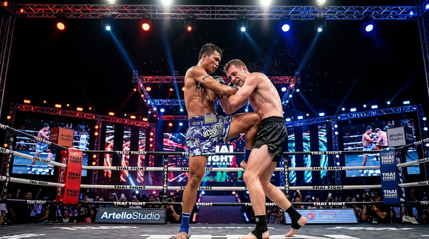 🥊 FLUORY Professional Muay Thai Shorts - High-Performance Polyester Training Trunks for Men, Women & Kids - Quick-Dry Breathable Kickboxing Gear - Advanced Combat Sports Apparel for MMA & Boxing Excellence