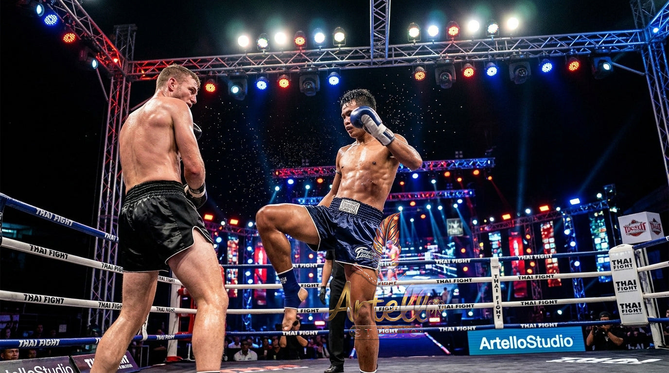 🥊 FLUORY Professional Muay Thai Shorts - High-Performance Polyester Training Trunks for Men, Women & Kids - Quick-Dry Breathable Kickboxing Gear - Advanced Combat Sports Apparel for MMA & Boxing Excellence