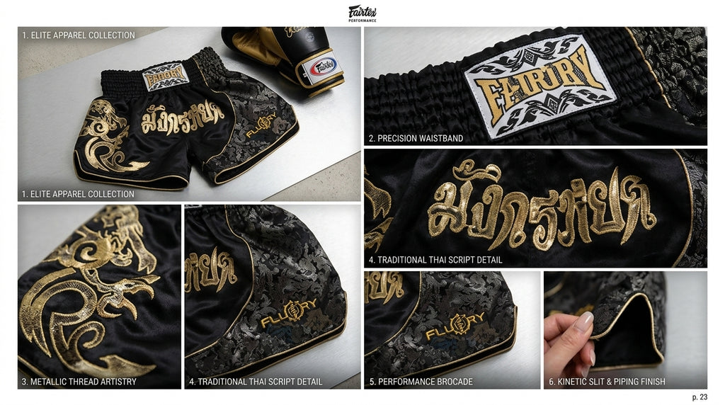 🥊 FLUORY Professional Muay Thai Shorts - High-Performance Polyester Training Trunks for Men, Women & Kids - Quick-Dry Breathable Kickboxing Gear - Advanced Combat Sports Apparel for MMA & Boxing Excellence