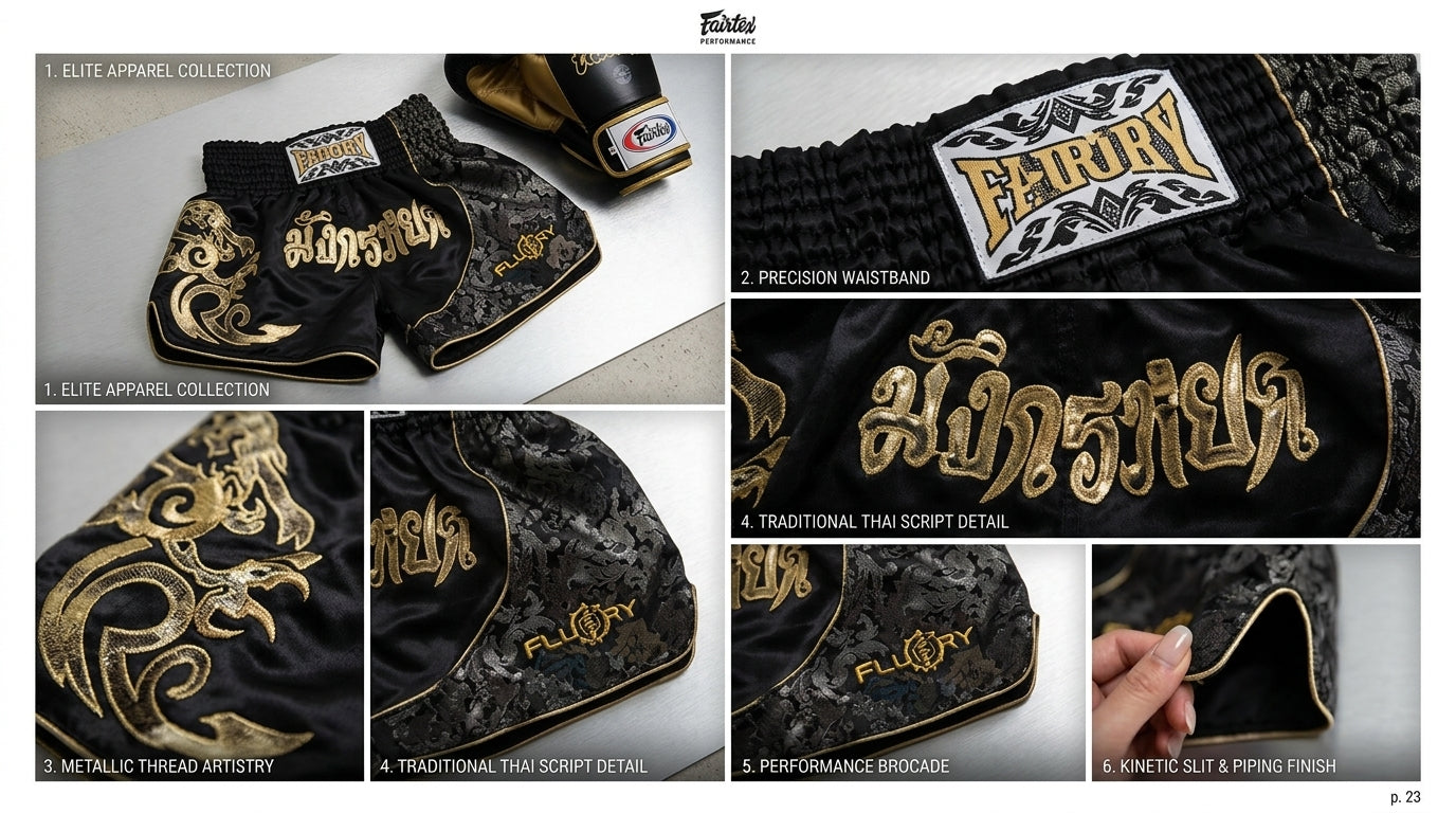 🥊 FLUORY Professional Muay Thai Shorts - High-Performance Polyester Training Trunks for Men, Women & Kids - Quick-Dry Breathable Kickboxing Gear - Advanced Combat Sports Apparel for MMA & Boxing Excellence