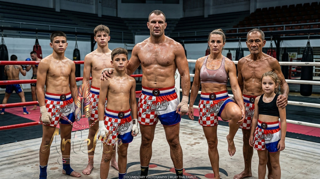 🥊 FLUORY Professional Muay Thai Shorts - High-Performance Polyester Training Trunks for Men, Women & Kids - Quick-Dry Breathable Kickboxing Gear - Advanced Combat Sports Apparel for MMA & Boxing Excellence