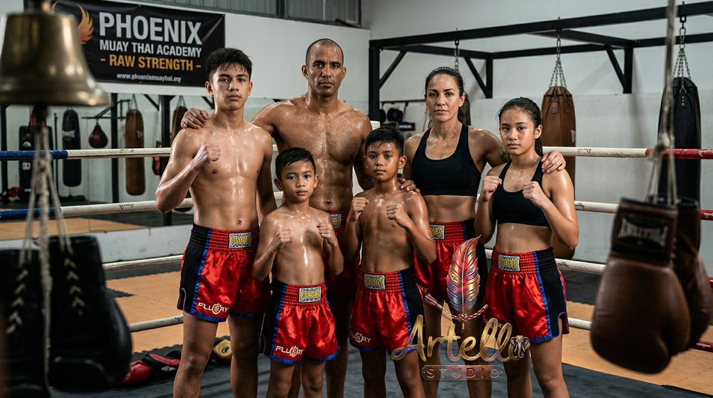 🥊 FLUORY Professional Muay Thai Shorts - High-Performance Polyester Training Trunks for Men, Women & Kids - Quick-Dry Breathable Kickboxing Gear - Advanced Combat Sports Apparel for MMA & Boxing Excellence