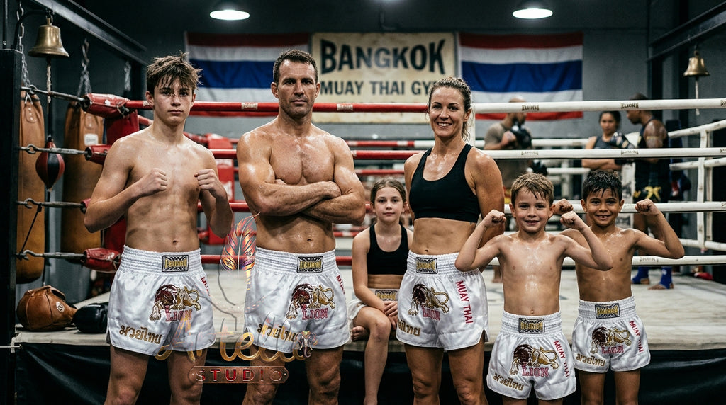 🥊 FLUORY Professional Muay Thai Shorts - High-Performance Polyester Training Trunks for Men, Women & Kids - Quick-Dry Breathable Kickboxing Gear - Advanced Combat Sports Apparel for MMA & Boxing Excellence