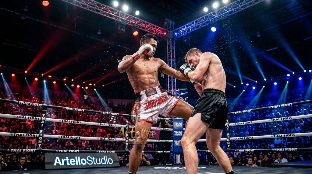 🥊 FLUORY Professional Muay Thai Shorts - High-Performance Polyester Training Trunks for Men, Women & Kids - Quick-Dry Breathable Kickboxing Gear - Advanced Combat Sports Apparel for MMA & Boxing Excellence