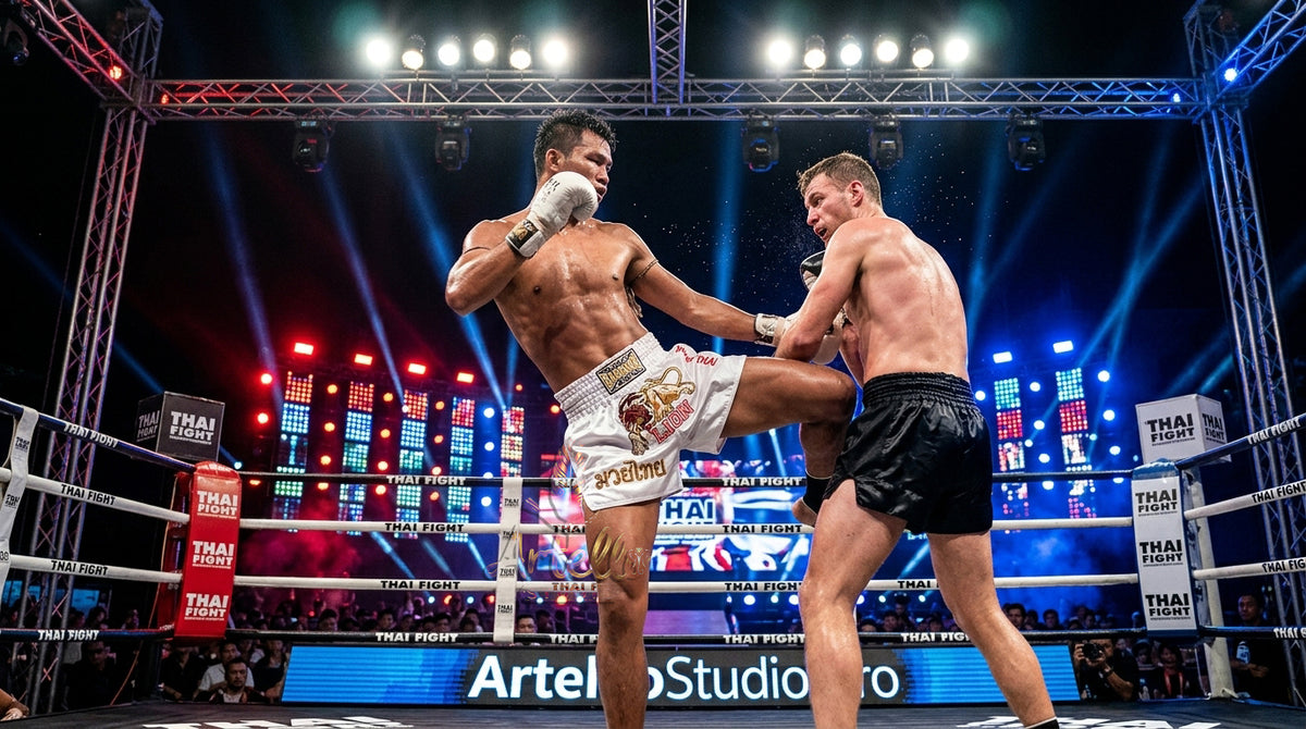 🥊 FLUORY Professional Muay Thai Shorts - High-Performance Polyester Training Trunks for Men, Women & Kids - Quick-Dry Breathable Kickboxing Gear - Advanced Combat Sports Apparel for MMA & Boxing Excellence