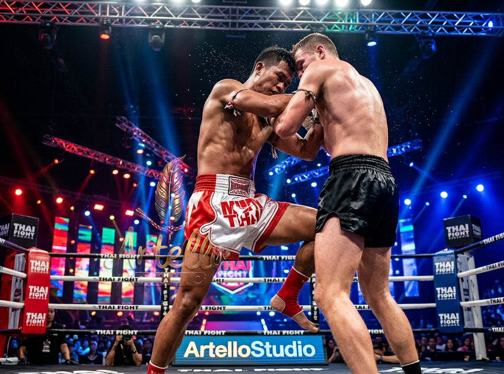 🥊 FLUORY Professional Muay Thai Shorts - High-Performance Polyester Training Trunks for Men, Women & Kids - Quick-Dry Breathable Kickboxing Gear - Advanced Combat Sports Apparel for MMA & Boxing Excellence