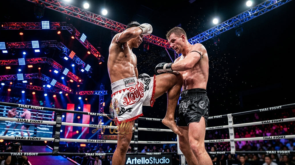🥊 Muay Thai Shorts Kickboxing MMA Fight Shorts for Men Women Kids – Thai Boxing Training Gear, Breathable Quick Dry Martial Arts Combat Shorts