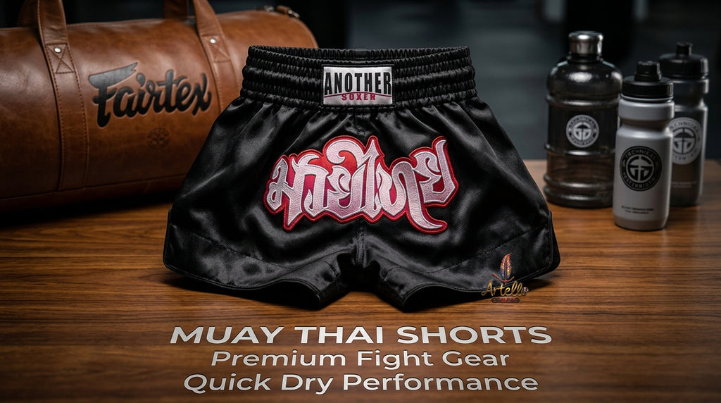 🥊 Muay Thai Shorts Kickboxing MMA Fight Shorts for Men Women Kids – Thai Boxing Training Gear, Breathable Quick Dry Martial Arts Combat Shorts