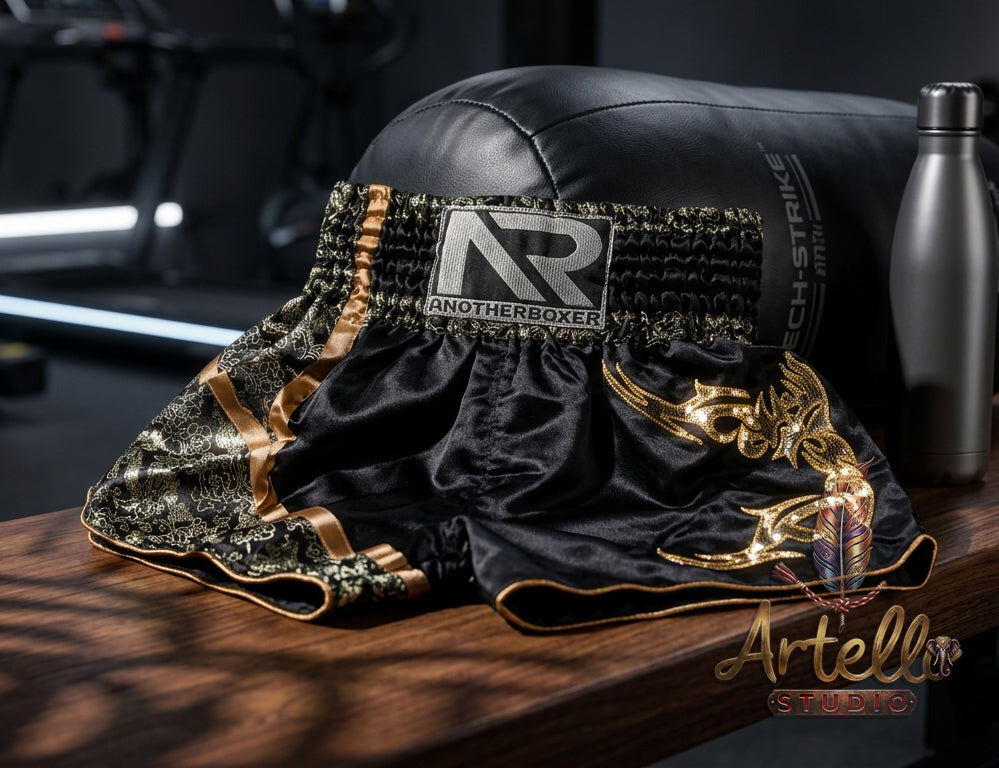 🥊 Muay Thai Shorts Premium Satin Thai Boxing Shorts – Kickboxing Fight Shorts for MMA Training | Combat Sports Gear for Men, Women & Kids