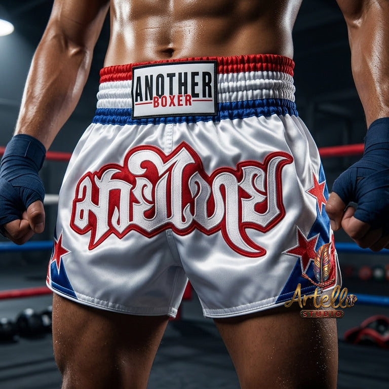 🥊 Muay Thai Shorts Kickboxing MMA Fight Shorts for Men Women Kids – Thai Boxing Training Gear, Breathable Quick Dry Martial Arts Combat Shorts