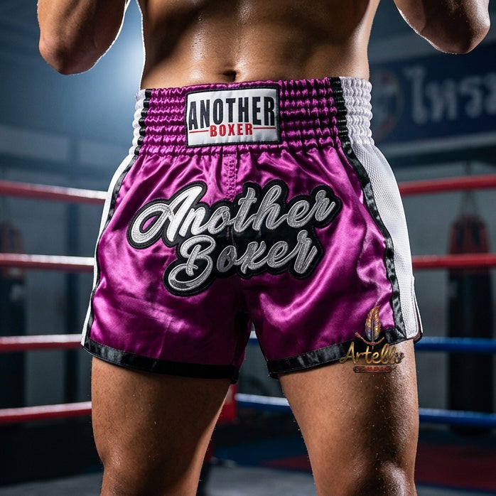 🥊 Muay Thai Shorts Kickboxing MMA Fight Shorts for Men Women Kids – Thai Boxing Training Gear, Breathable Quick Dry Martial Arts Combat Shorts