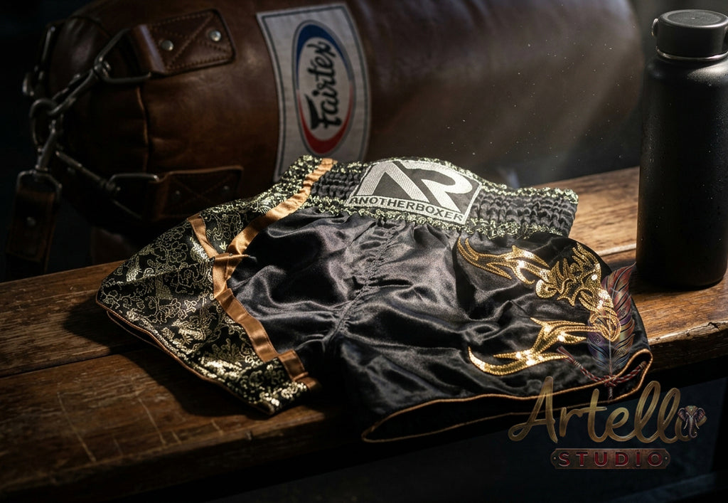 🥊 Muay Thai Shorts Premium Satin Thai Boxing Shorts – Kickboxing Fight Shorts for MMA Training | Combat Sports Gear for Men, Women & Kids