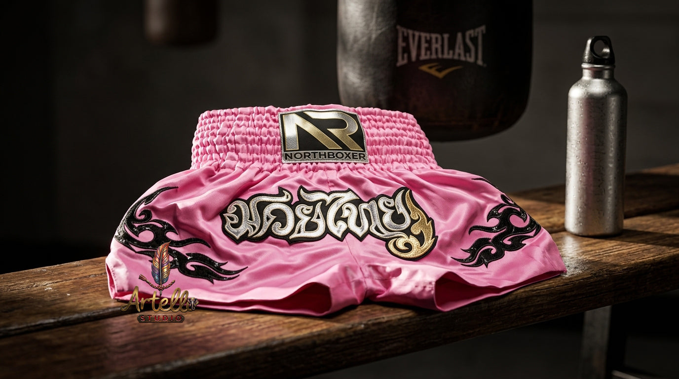 🥊 Muay Thai Shorts Kickboxing MMA Fight Shorts for Men Women Kids – Thai Boxing Training Gear, Breathable Quick Dry Martial Arts Combat Shorts