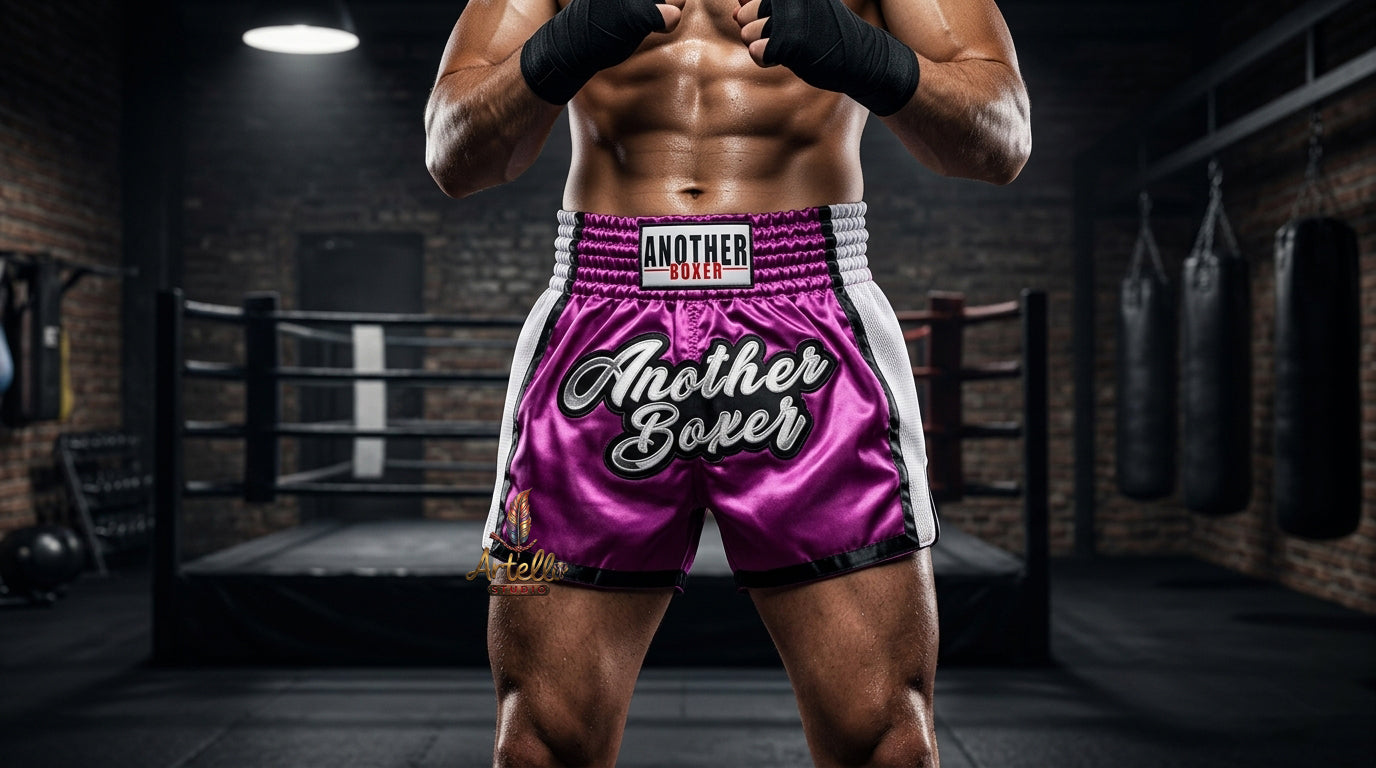 🥊 Muay Thai Shorts Kickboxing MMA Fight Shorts for Men Women Kids – Thai Boxing Training Gear, Breathable Quick Dry Martial Arts Combat Shorts