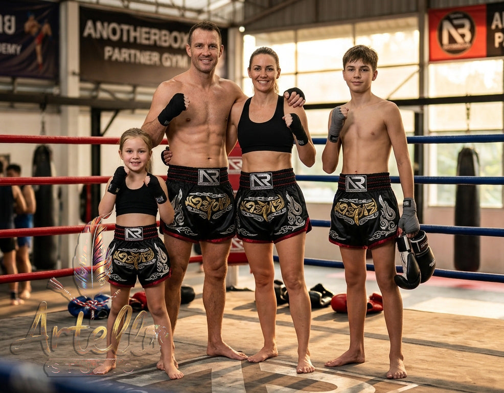 🥊 Muay Thai Shorts Premium Satin Thai Boxing Shorts – Kickboxing Fight Shorts for MMA Training | Combat Sports Gear for Men, Women & Kids