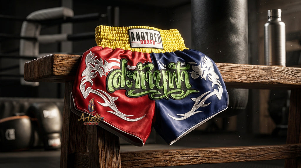 🥊 Muay Thai Shorts Kickboxing MMA Fight Shorts for Men Women Kids – Thai Boxing Training Gear, Breathable Quick Dry Martial Arts Combat Shorts