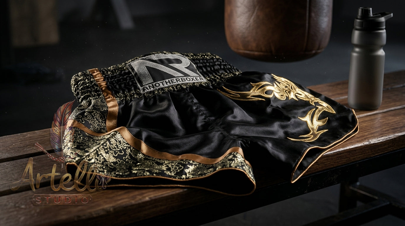 🥊 Muay Thai Shorts Premium Satin Thai Boxing Shorts – Kickboxing Fight Shorts for MMA Training | Combat Sports Gear for Men, Women & Kids