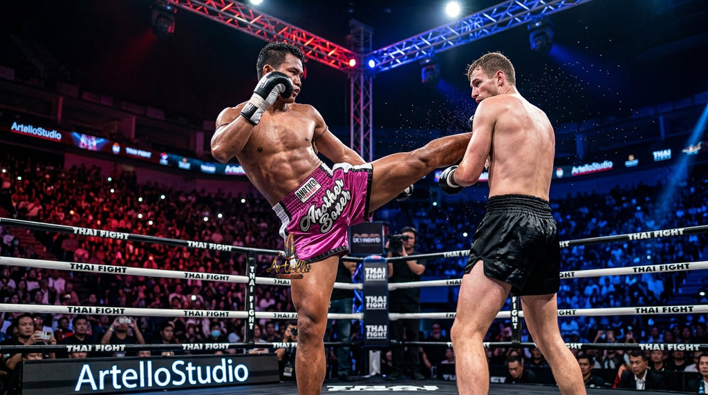 🥊 Muay Thai Shorts Kickboxing MMA Fight Shorts for Men Women Kids – Thai Boxing Training Gear, Breathable Quick Dry Martial Arts Combat Shorts
