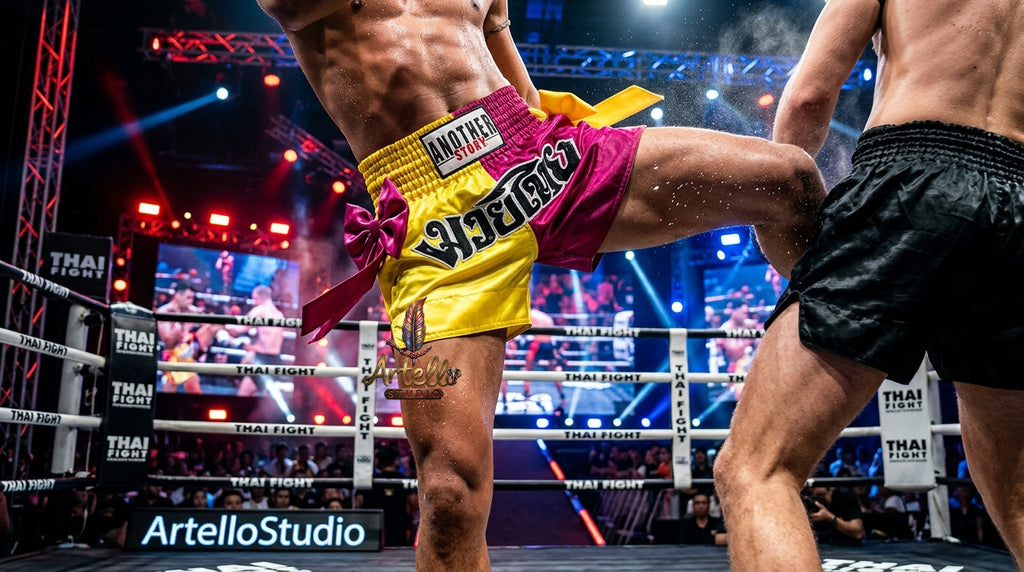 🥊 Muay Thai Shorts Kickboxing MMA Fight Shorts for Men Women Kids – Thai Boxing Training Gear, Breathable Quick Dry Martial Arts Combat Shorts