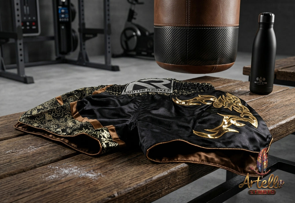 🥊 Muay Thai Shorts Premium Satin Thai Boxing Shorts – Kickboxing Fight Shorts for MMA Training | Combat Sports Gear for Men, Women & Kids