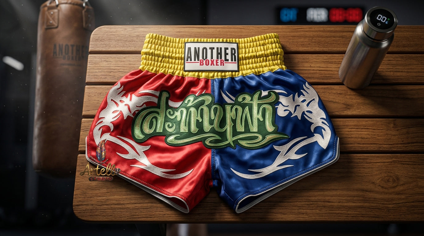 🥊 Muay Thai Shorts Kickboxing MMA Fight Shorts for Men Women Kids – Thai Boxing Training Gear, Breathable Quick Dry Martial Arts Combat Shorts