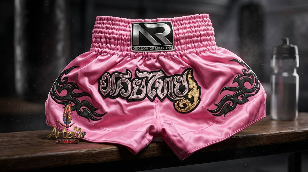 🥊 Muay Thai Shorts Kickboxing MMA Fight Shorts for Men Women Kids – Thai Boxing Training Gear, Breathable Quick Dry Martial Arts Combat Shorts