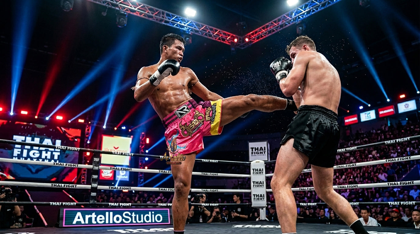 🥊 Muay Thai Shorts Kickboxing MMA Fight Shorts for Men Women Kids – Thai Boxing Training Gear, Breathable Quick Dry Martial Arts Combat Shorts