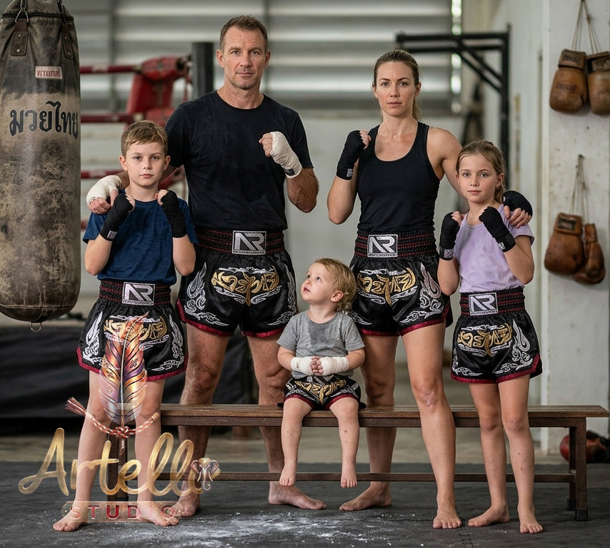 🥊 Muay Thai Shorts Premium Satin Thai Boxing Shorts – Kickboxing Fight Shorts for MMA Training | Combat Sports Gear for Men, Women & Kids
