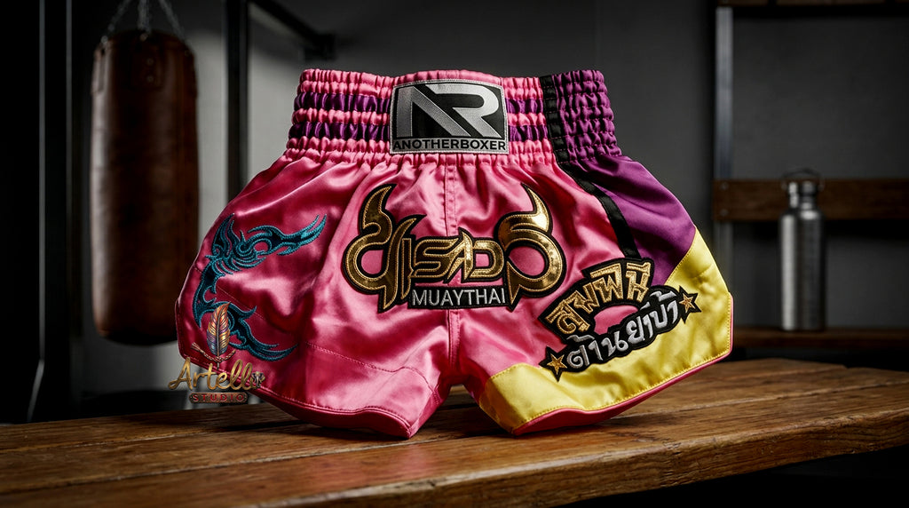 🥊 Muay Thai Shorts Kickboxing MMA Fight Shorts for Men Women Kids – Thai Boxing Training Gear, Breathable Quick Dry Martial Arts Combat Shorts