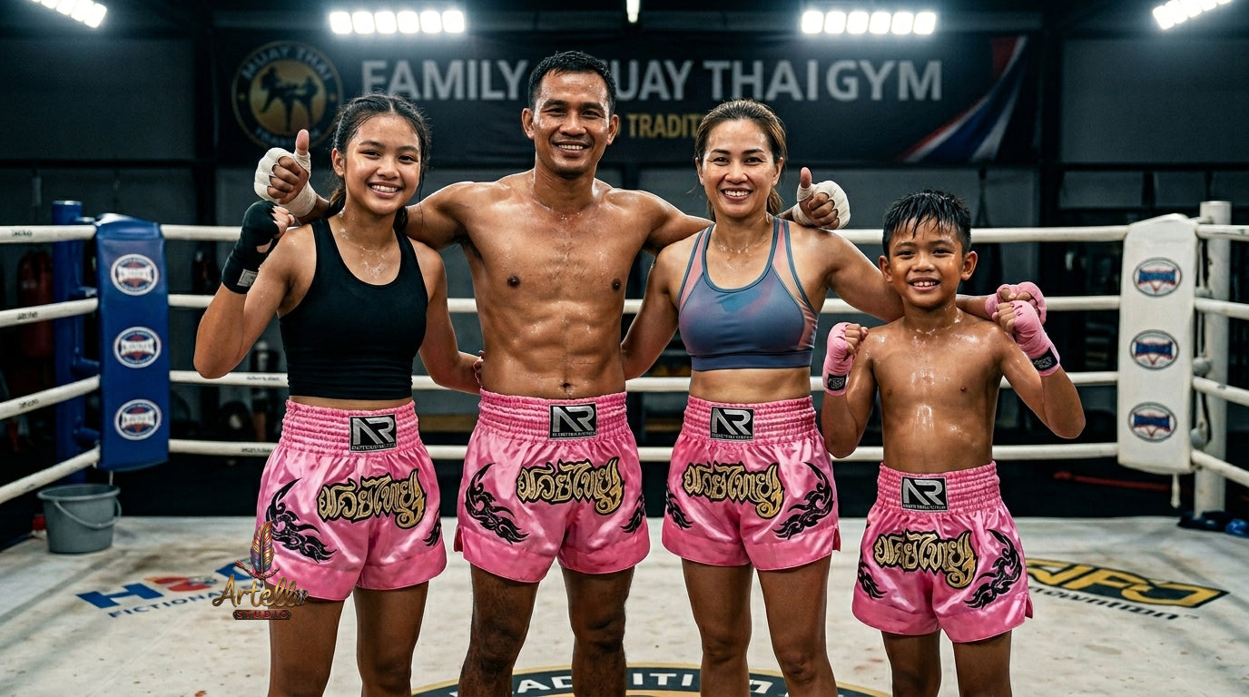 🥊 Muay Thai Shorts Kickboxing MMA Fight Shorts for Men Women Kids – Thai Boxing Training Gear, Breathable Quick Dry Martial Arts Combat Shorts
