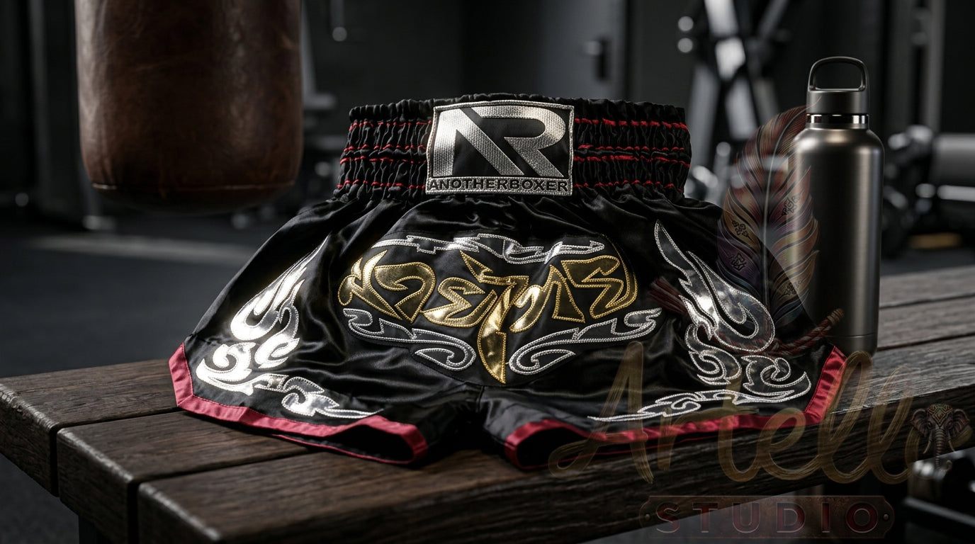 🥊 Muay Thai Shorts Premium Satin Thai Boxing Shorts – Kickboxing Fight Shorts for MMA Training | Combat Sports Gear for Men, Women & Kids