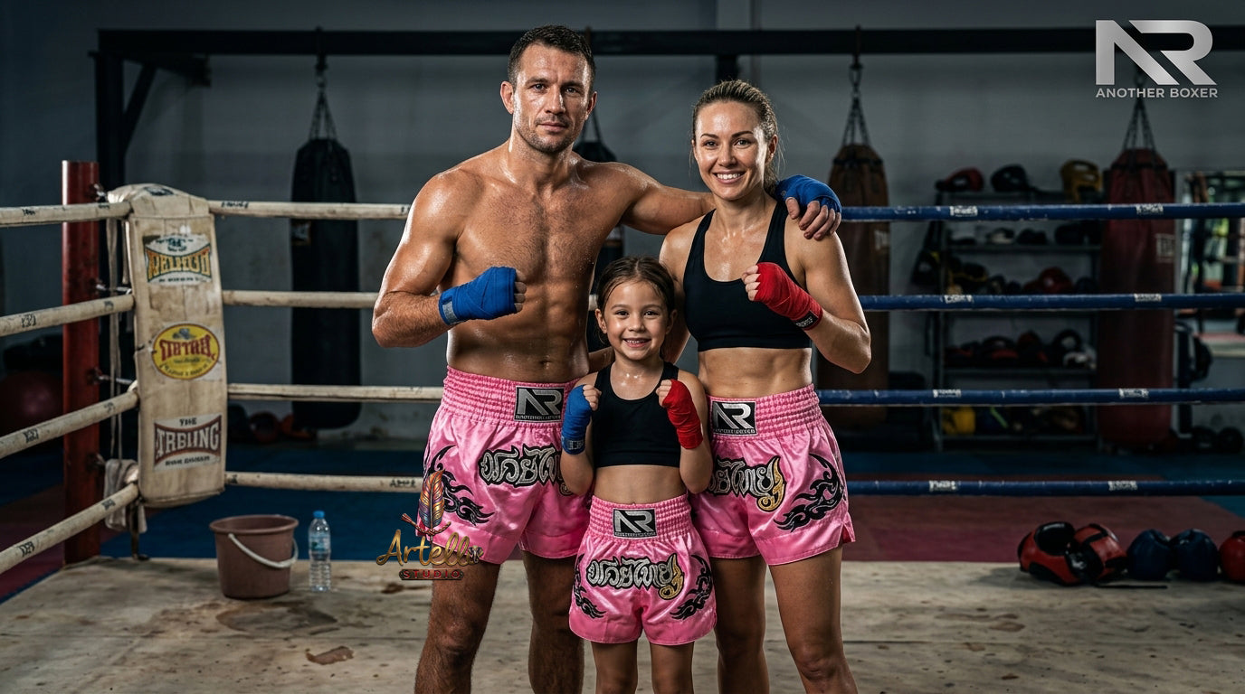 🥊 Muay Thai Shorts Kickboxing MMA Fight Shorts for Men Women Kids – Thai Boxing Training Gear, Breathable Quick Dry Martial Arts Combat Shorts