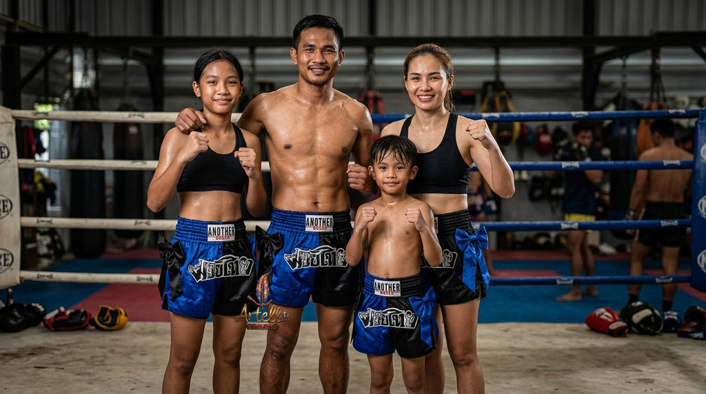 🥊 Muay Thai Shorts Kickboxing MMA Fight Shorts for Men Women Kids – Thai Boxing Training Gear, Breathable Quick Dry Martial Arts Combat Shorts