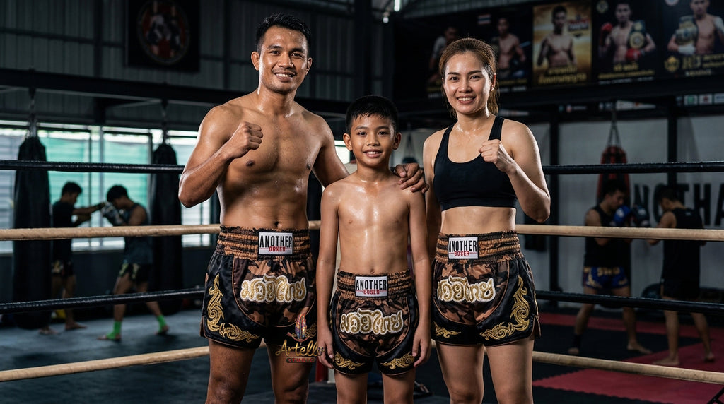 🥊 Muay Thai Shorts Kickboxing MMA Fight Shorts for Men Women Kids – Thai Boxing Training Gear, Breathable Quick Dry Martial Arts Combat Shorts