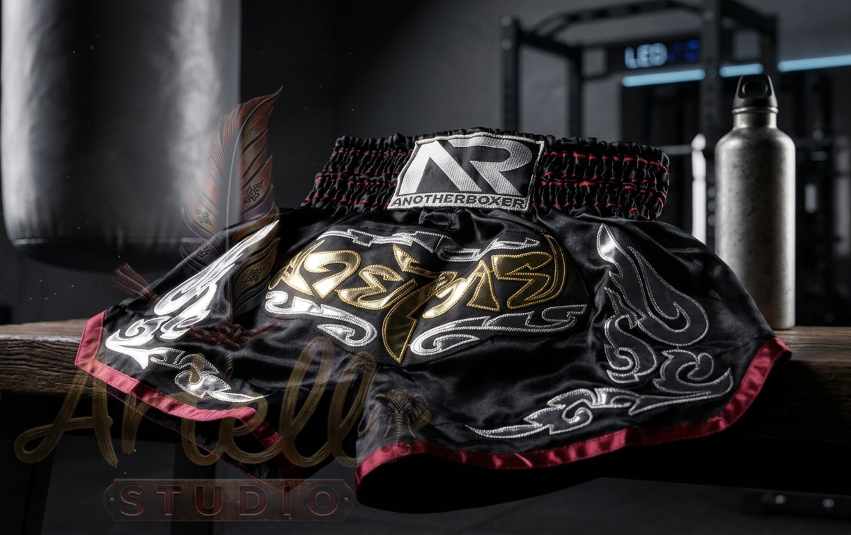 🥊 Muay Thai Shorts Premium Satin Thai Boxing Shorts – Kickboxing Fight Shorts for MMA Training | Combat Sports Gear for Men, Women & Kids