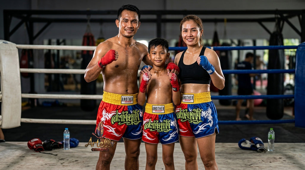 🥊 Muay Thai Shorts Kickboxing MMA Fight Shorts for Men Women Kids – Thai Boxing Training Gear, Breathable Quick Dry Martial Arts Combat Shorts