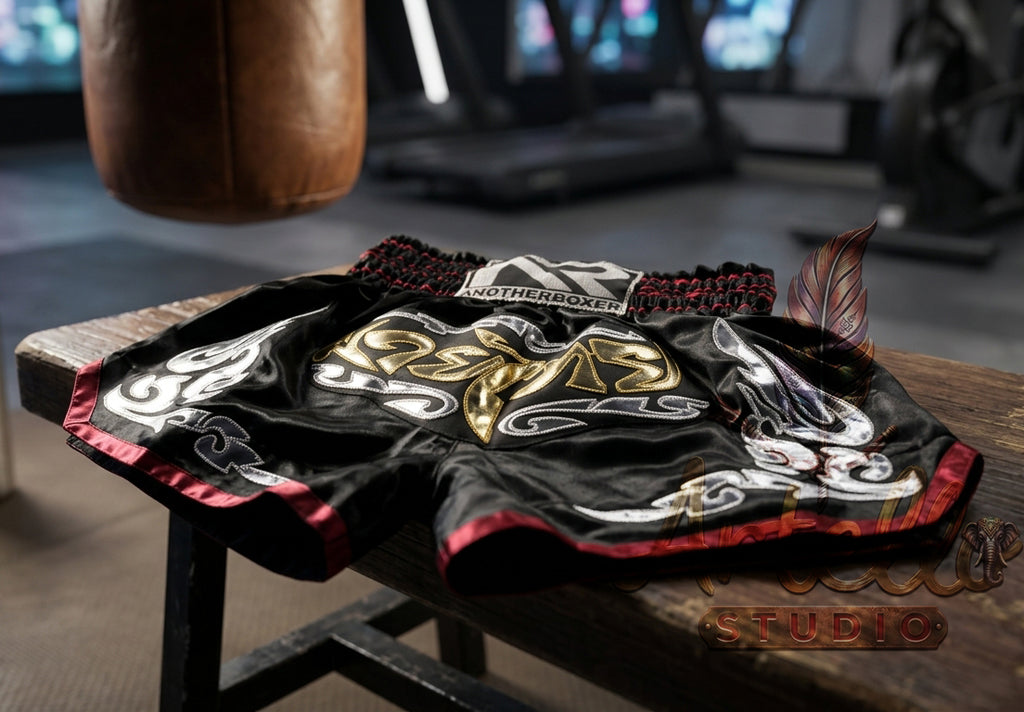 🥊 Muay Thai Shorts Premium Satin Thai Boxing Shorts – Kickboxing Fight Shorts for MMA Training | Combat Sports Gear for Men, Women & Kids