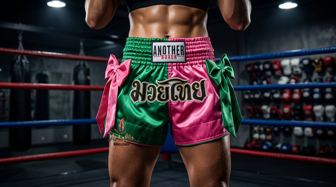 🥊 Muay Thai Shorts Kickboxing MMA Fight Shorts for Men Women Kids – Thai Boxing Training Gear, Breathable Quick Dry Martial Arts Combat Shorts