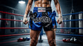 🥊 Muay Thai Shorts Kickboxing MMA Fight Shorts for Men Women Kids – Thai Boxing Training Gear, Breathable Quick Dry Martial Arts Combat Shorts