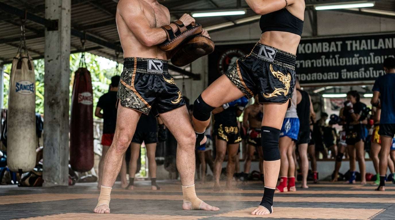 🥊 Muay Thai Shorts Premium Satin Thai Boxing Shorts – Kickboxing Fight Shorts for MMA Training | Combat Sports Gear for Men, Women & Kids