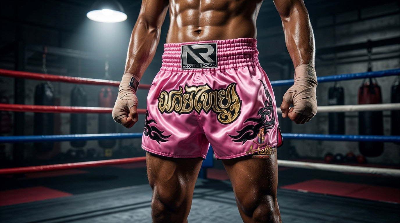 🥊 Muay Thai Shorts Kickboxing MMA Fight Shorts for Men Women Kids – Thai Boxing Training Gear, Breathable Quick Dry Martial Arts Combat Shorts