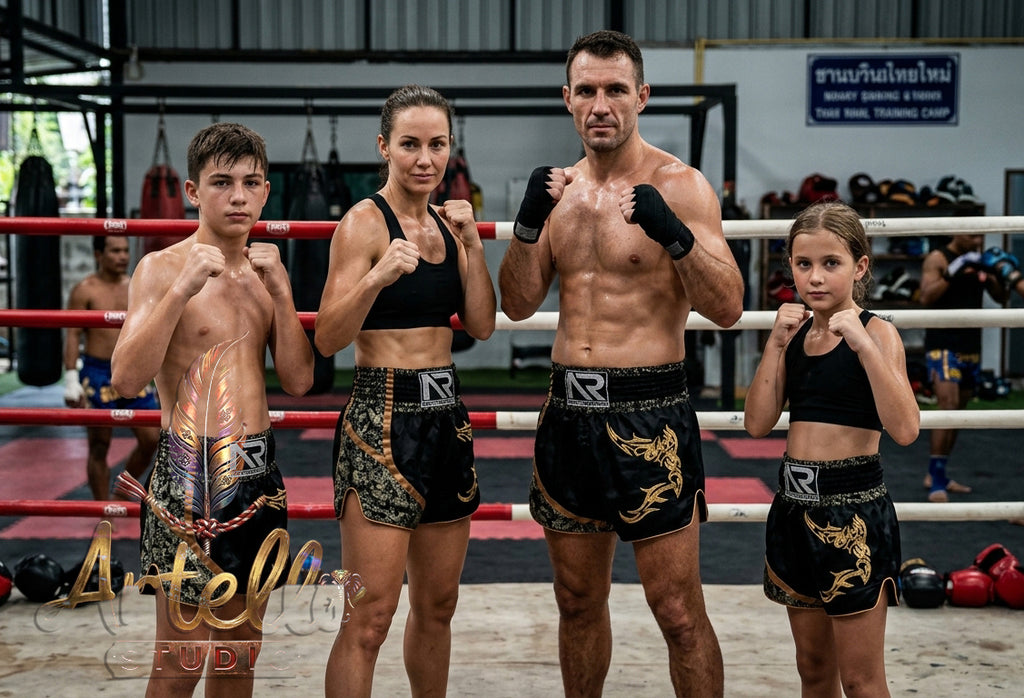 🥊 Muay Thai Shorts Premium Satin Thai Boxing Shorts – Kickboxing Fight Shorts for MMA Training | Combat Sports Gear for Men, Women & Kids
