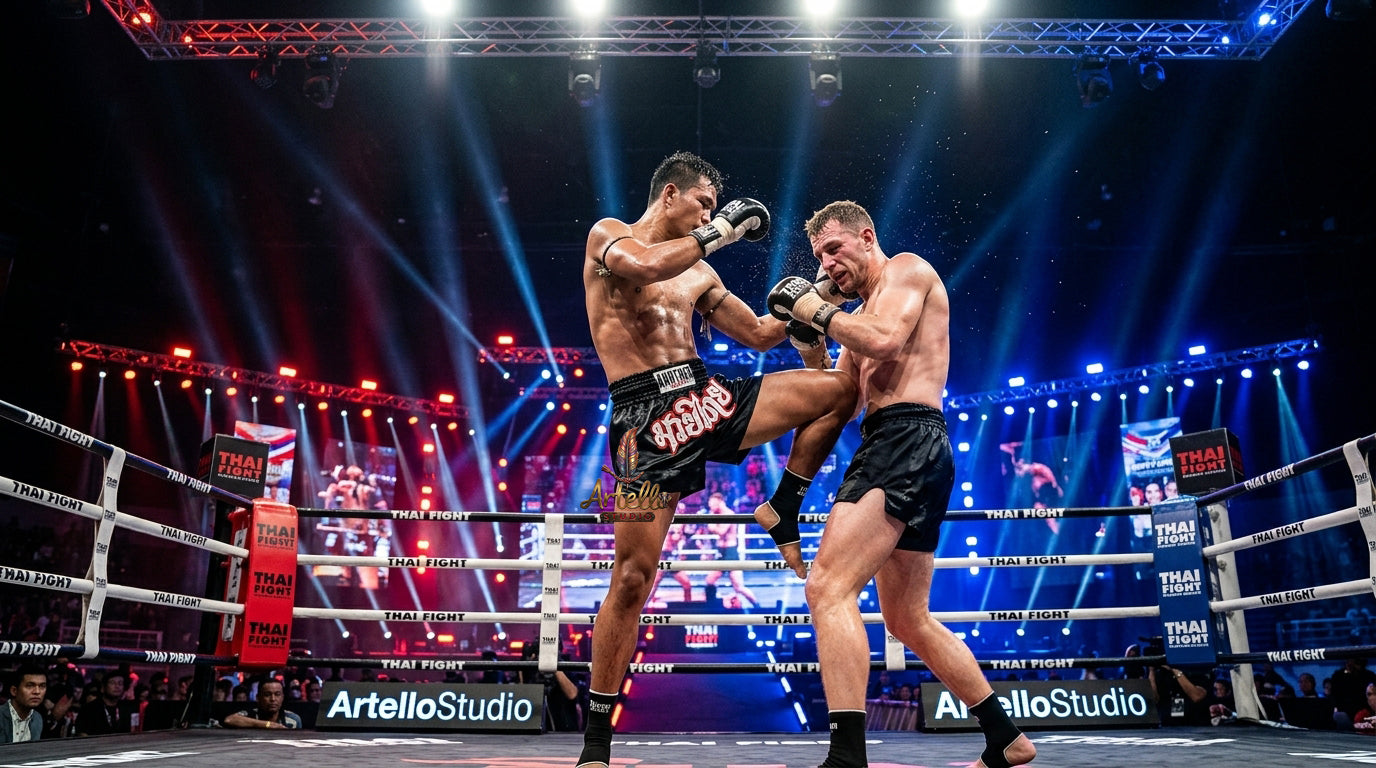 🥊 Muay Thai Shorts Kickboxing MMA Fight Shorts for Men Women Kids – Thai Boxing Training Gear, Breathable Quick Dry Martial Arts Combat Shorts